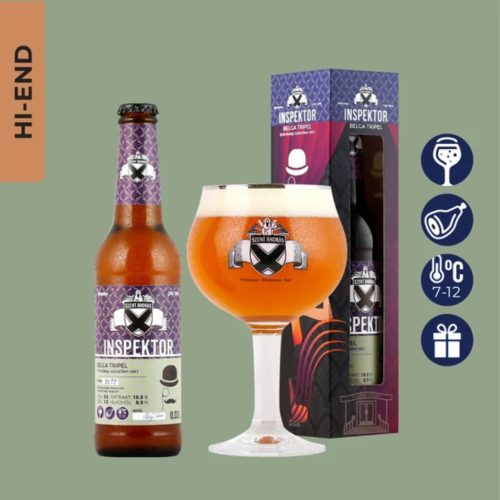 Szent András Inspektor (Belgisches Tripel) 9%, in Geschenkbox – 0,33 l
