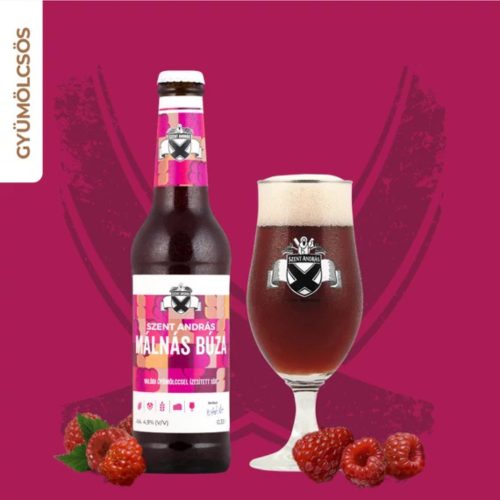 Szent András Málnás Búza (Bayerisches Weizenbier mit Himbeere) 4,9% - 0,33 l