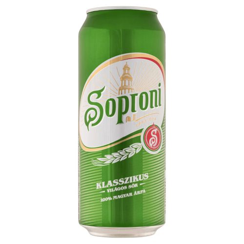 Soproni Klasszikus Helles Bier 4,5 % - 0,5 l