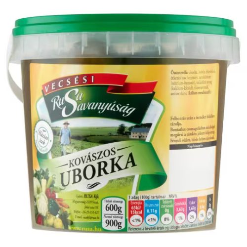 Vecsési Rusa Sauerkonserve Sauerteig-Gurken – 900 g