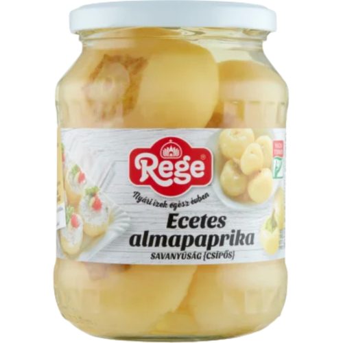 Rege Eingelegte Apfelpaprika in Essig, scharf – 680 g