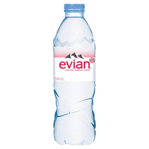 Evian natürliches stilles Mineralwasser – 0,5 l