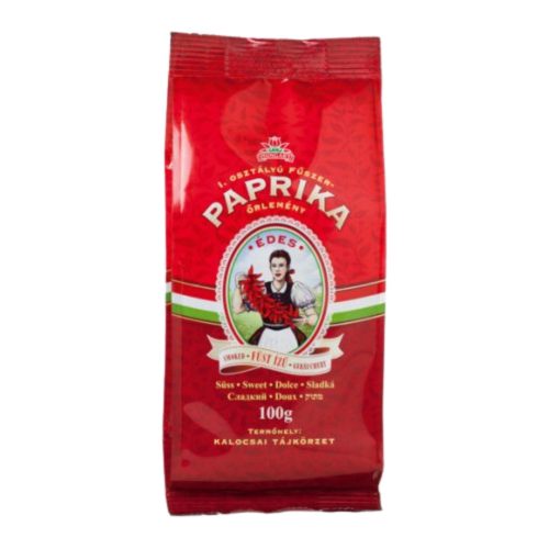 Räucherpaprika Gewürz gemahlen, süss, in Papierbeutel – 100 g