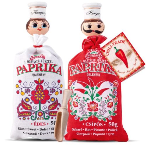 Gewürzpaprika Pulver im Leinensack mit Babakopf – 2x50 g