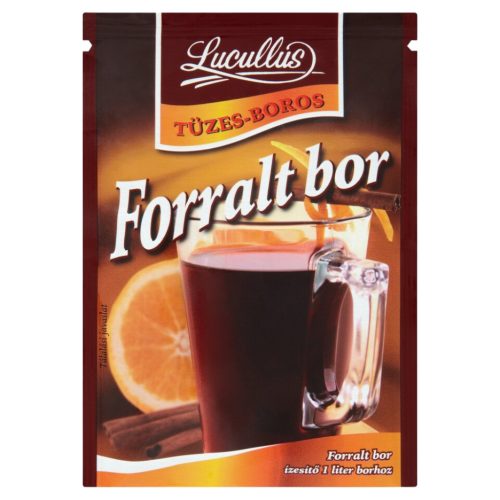 Lucullus Feuriger Glühwein-Gewürzmischung mit Wein – für 1 Liter Wein – 60 g