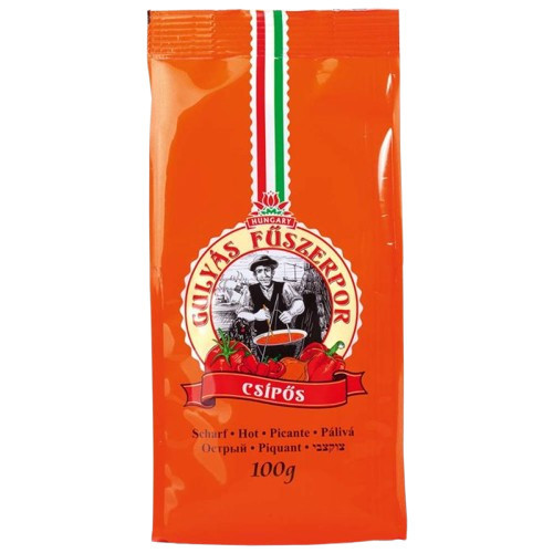 Gulasch Gewürzpulver in Papiertüte, scharf - 100g