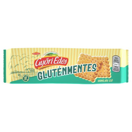 Győri Édes knuspriger Keks mit Vanillegeschmack, glutenfrei – 75 g