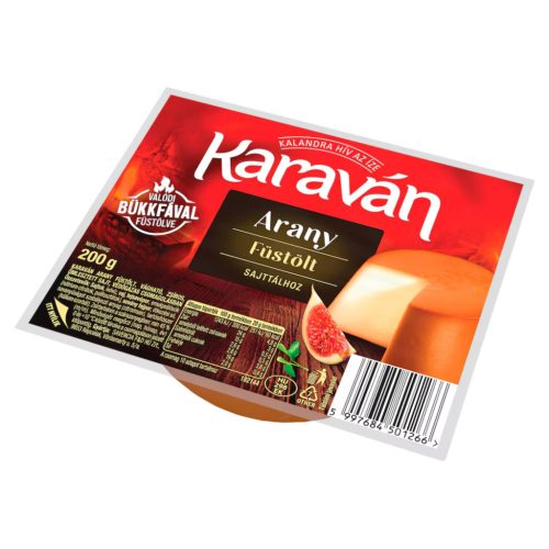 Karaván Arany Geräucherter, Schneidbarer, Fetter Schmelzkäse – 200 g