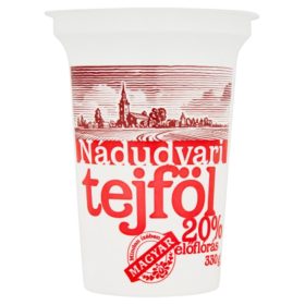 Nádudvari élőflórás tejföl 20% - 330 g