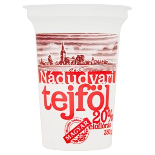 Nádudvari Sauerrahm mit lebenden Kulturen 20 % – 330 g