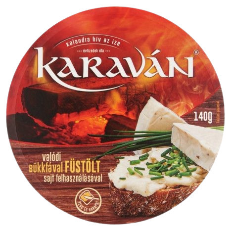 Karaván Geräuchert, Streichfähiger, Fetter Schmelzkäse – 8 Stk., 140 g