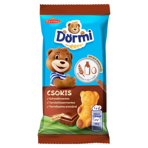 Dörmi Mit Schokoladencreme gefüllter weicher Biskuit – 30 g