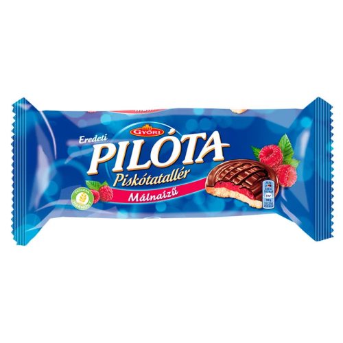 Győri Pilóta Himbeer-Geschmack Biskuit-Taler – 147 g