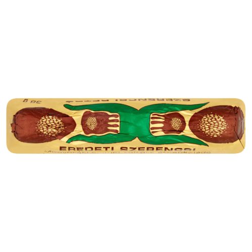 Szerencsi Retro Zartbitterschokolade mit Haselnusscremefüllung – 38 g