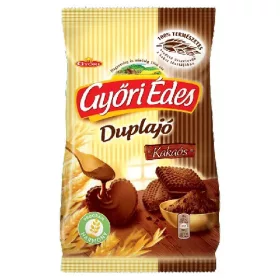   Győri Édes Duplajó Kakaokeks mit Kakaoglasur auf der Unterseite - 150 g