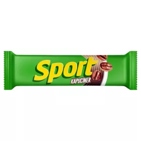   Sport Kapuziner Zartbitterschokoladenriegel mit Kaffee- und Sahnefüllung - 31 g