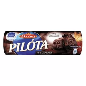   Győri Pilóta Kakaokeks mit Dreifacher Kakaocremefüllung - 180 g