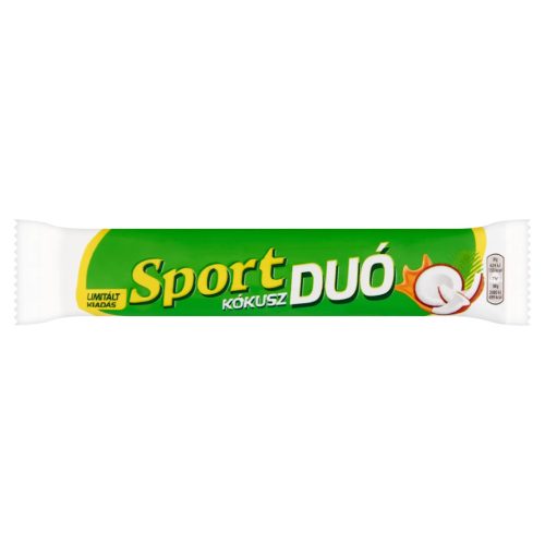 Sport Duo Milchschokoladenriegel mit Kokos- und Karamellfüllung - 60 g