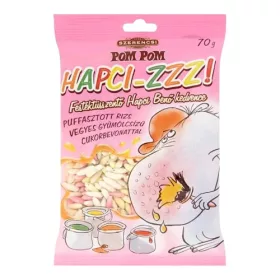   Szerencsi PomPom Hapci-zzz! – Puffreis mit Zuckerglasur, gemischter Fruchtgeschmack – 70 g