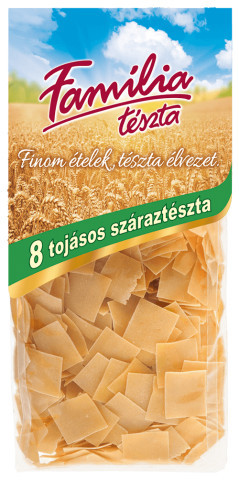Familia Tészta Hausgemachte Grosse Quadrate, 8-Eier-Teigware - 200 g