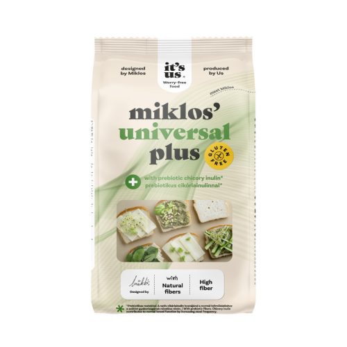 It’s Us Miklos' Universal Plus Mehlmischung mit präbiotischem Chicorée-Inulin – 1 kg