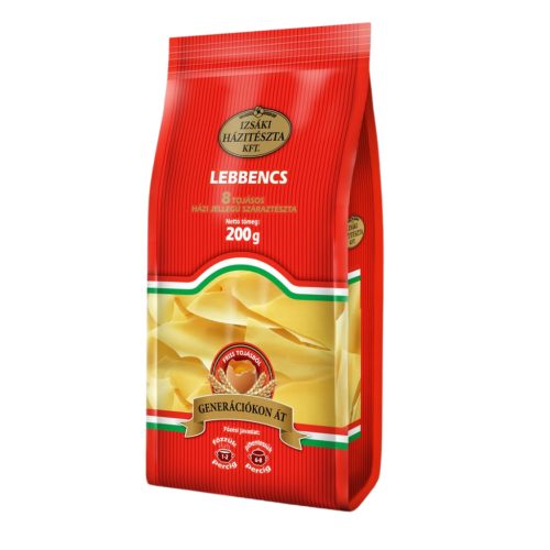 Izsáki Házitészta Lebbencs, 8-Eier-Trockenteigwaren – 200 g
