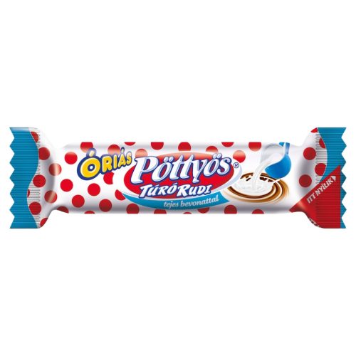 Pöttyös Riesen Quark Rudi Natürlicher Quark-Dessert mit Kakao-Schokoladenüberzug - 51 g 