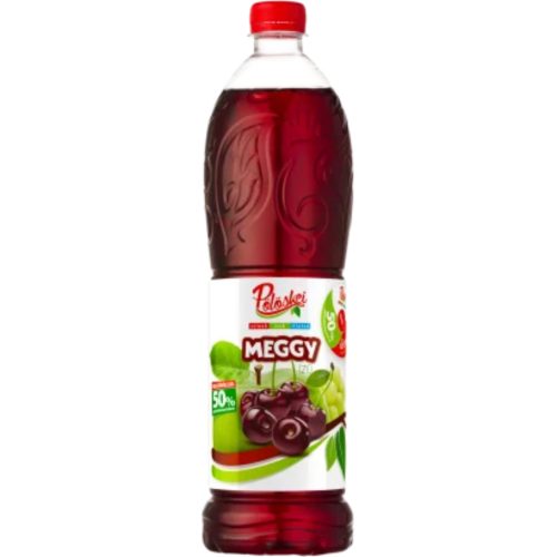 Pölöskei Sauerkirschsirup mit Zucker und Süssungsmittel – 1 l