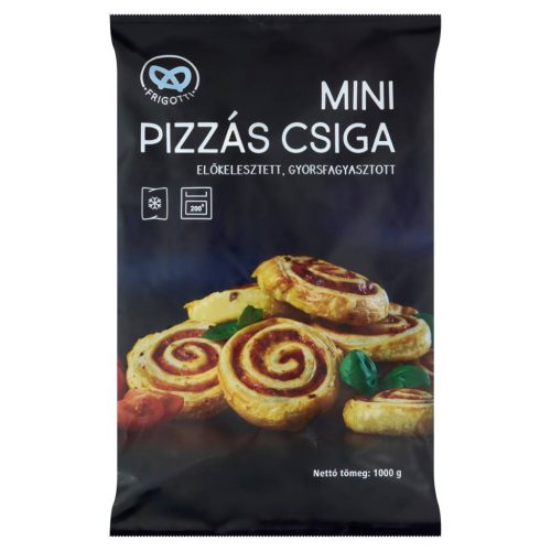 Mini Pizzaschnecken, vorgegart, tiefgefroren – 1000 g
