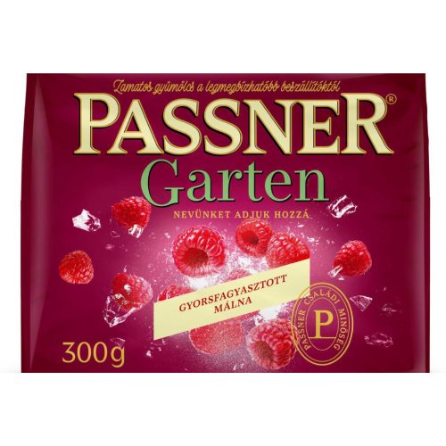 Passner Garten Himbeeren ganz, tiefgefroren – 300 g